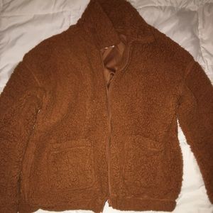 Women’s Brown Furry Jacket